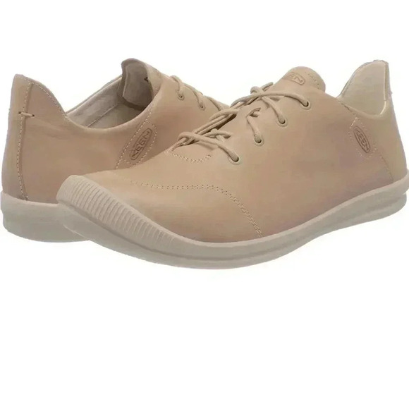 NWOT Keen Lorelai II Leather Lace Up Sneakers - Picture 2 of 8
